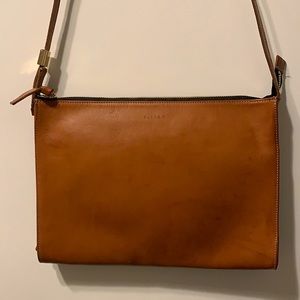 Clare V. tan leather crossbody